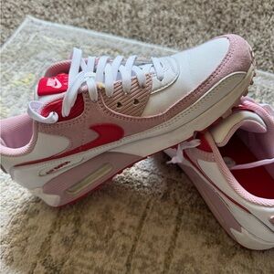 Nike Women's Air Sneakers in Pink and White